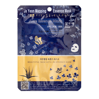 Ja Yeon Mapping Aloe Essence Mask/ Maska z ekstraktem z aloesu